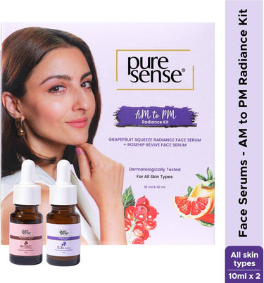 PureSense AM to PM radiance kit 10ml X 2
